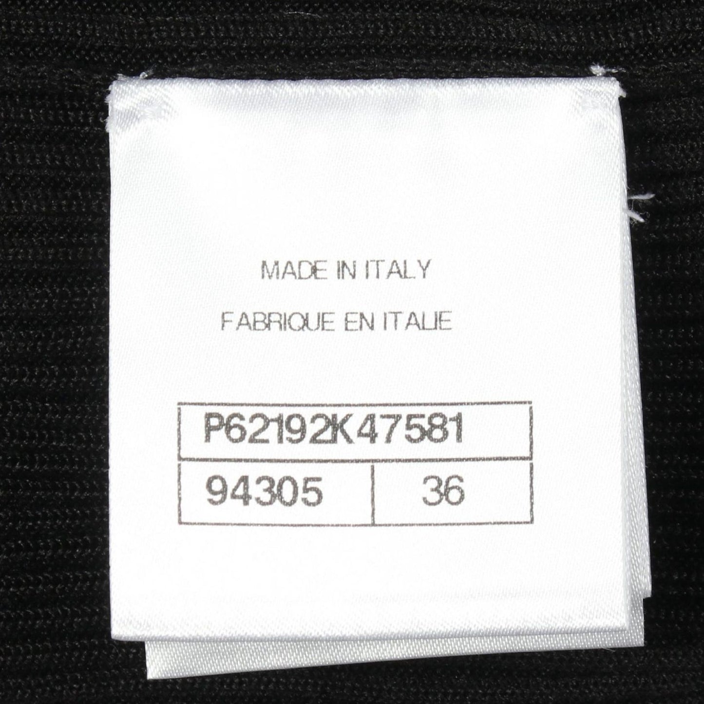 Chanel Knit CC Logo Black Silk Sweater — view 5