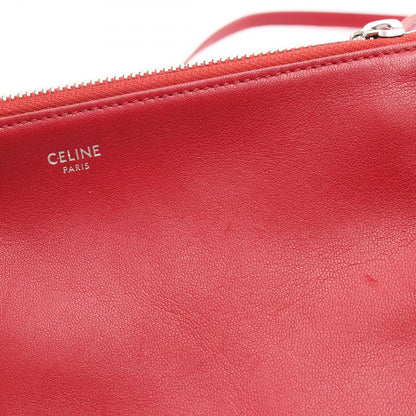 Celine Shoulder Bag Trio Small Red Leather — view 6