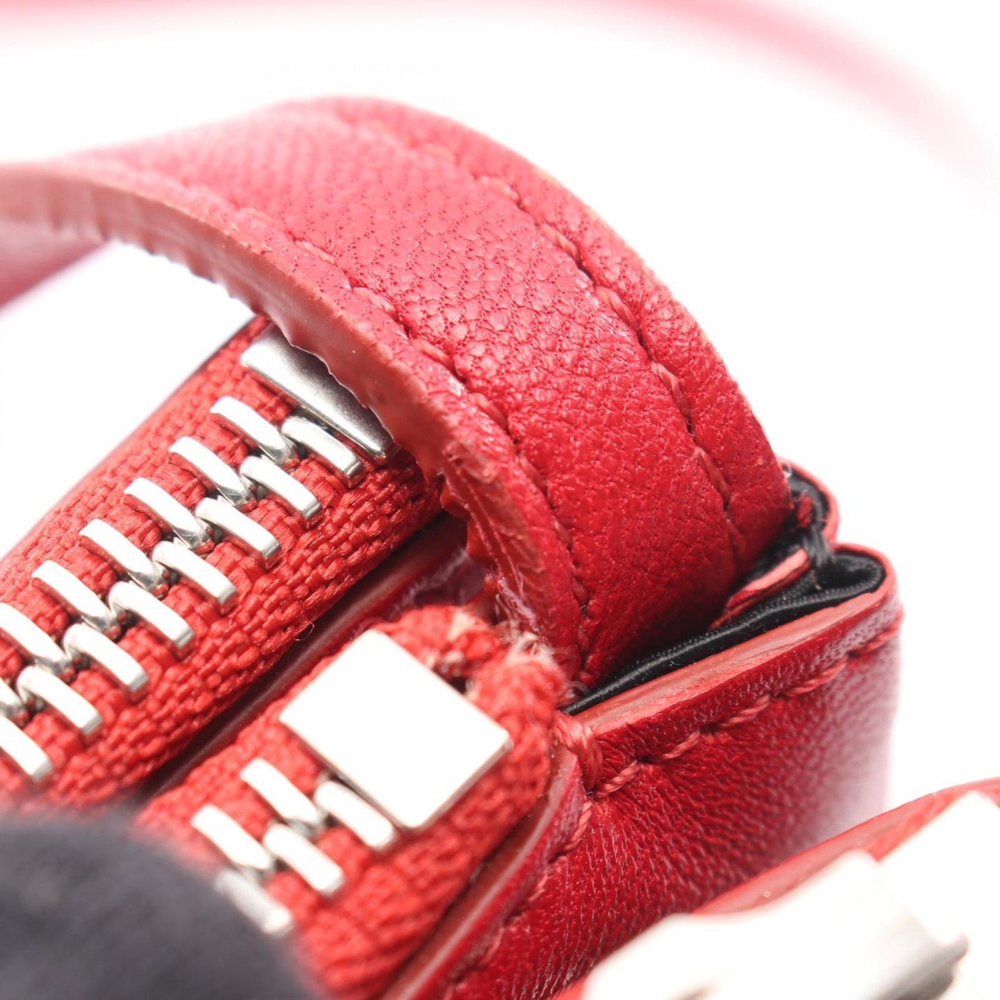 Celine Shoulder Bag Trio Small Red Leather — view 8