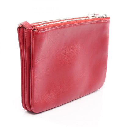 Celine Shoulder Bag Trio Small Red Leather — view 2