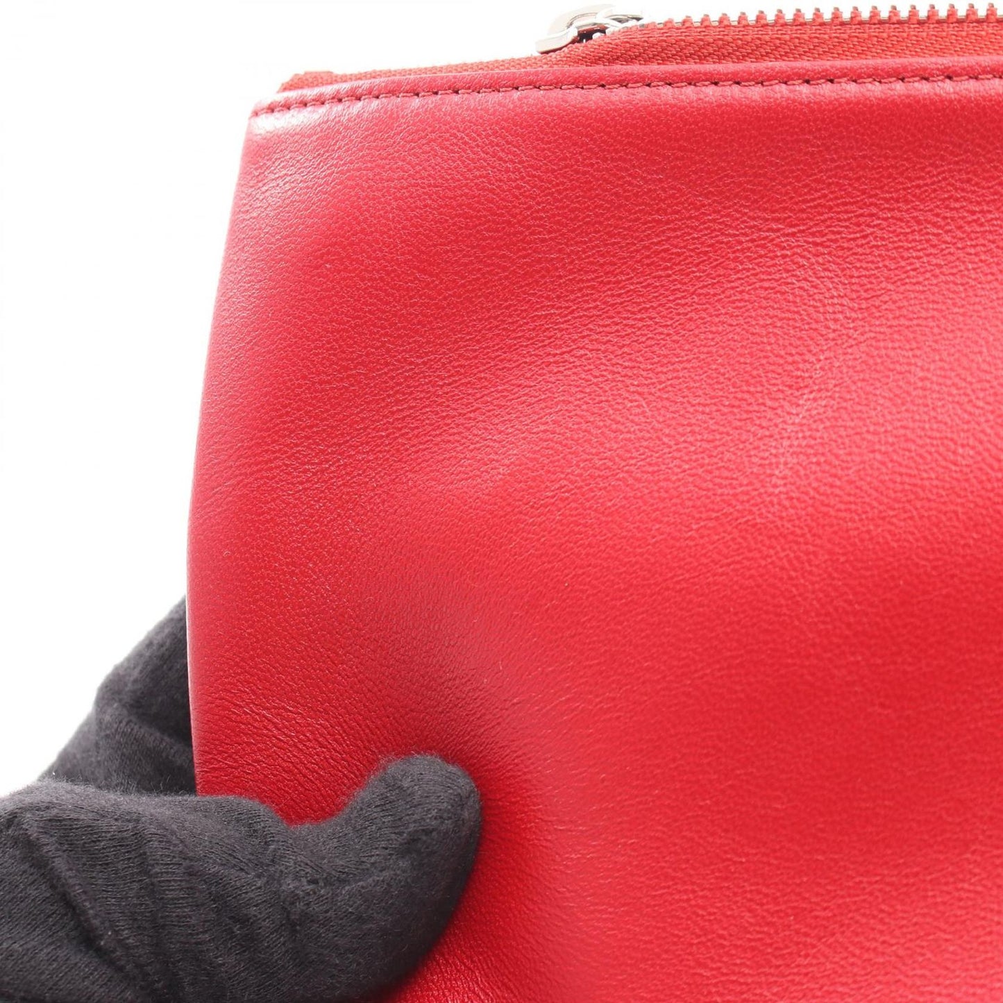 Celine Shoulder Bag Trio Small Red Leather — view 9