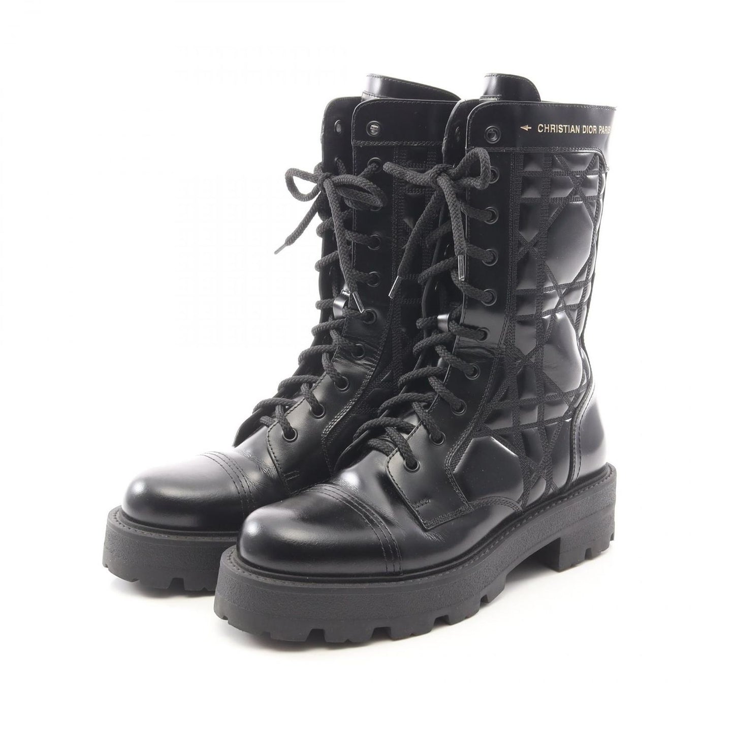Dior Boots D-unit Cannage Leather