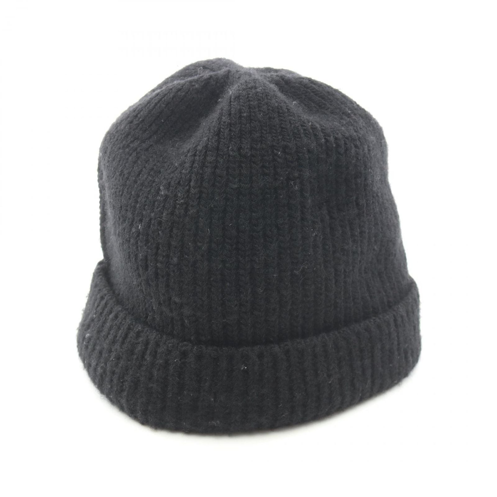 Prada Knit Cap Triangle Plate Cap Wool — view 8