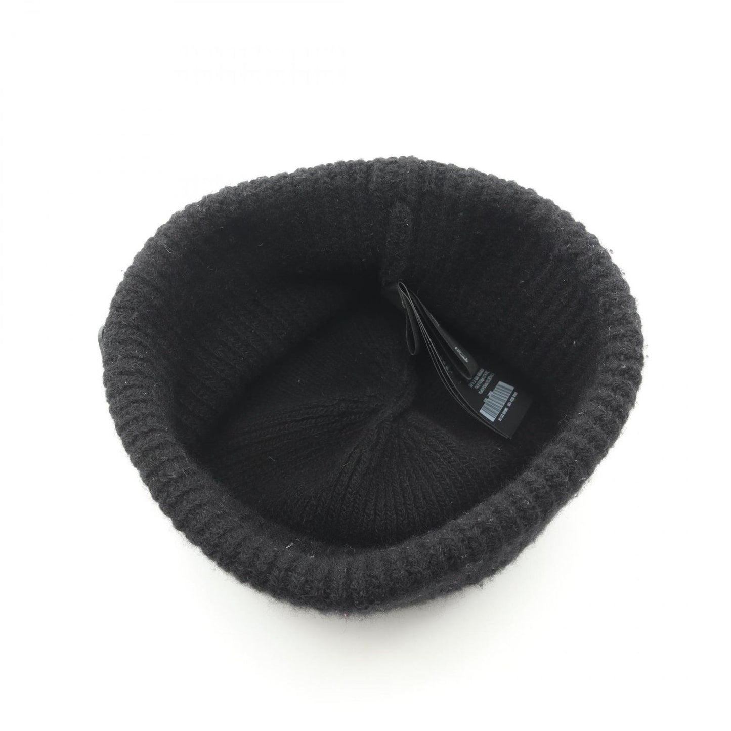 Prada Knit Cap Triangle Plate Cap Wool — view 3