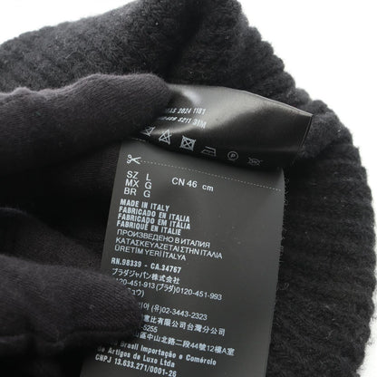 Prada Knit Cap Triangle Plate Cap Wool — view 5
