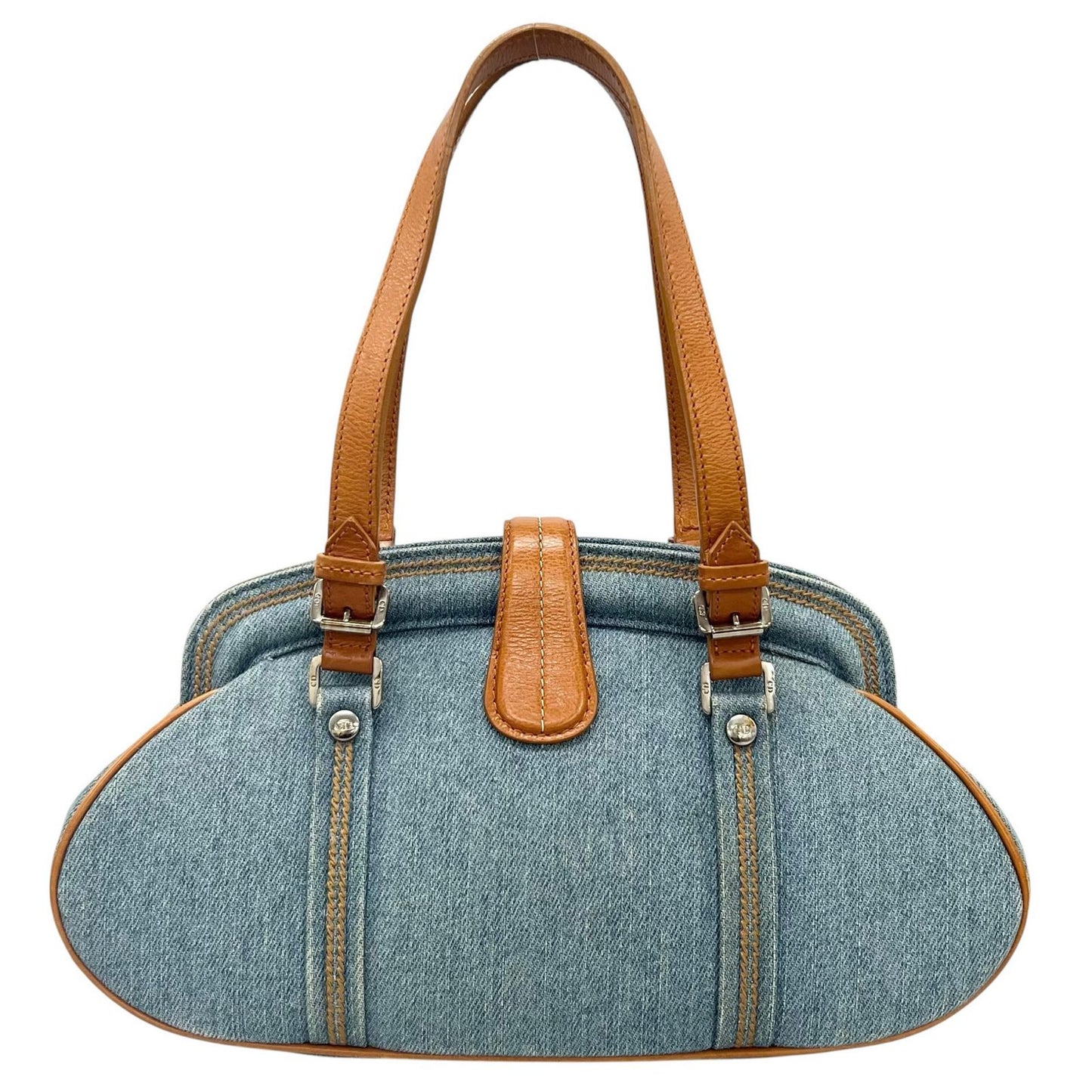 Dior Handbag John Galiano Blue Flower Embroidery — view 2