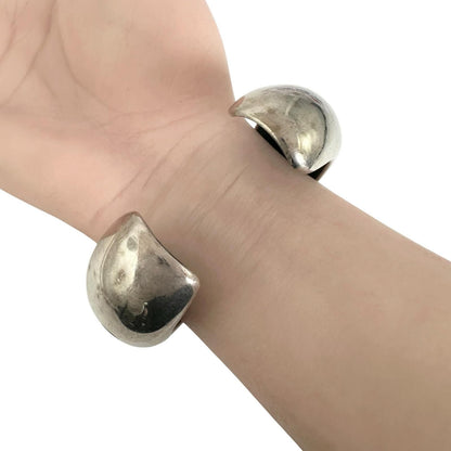 Chanel Silver Bangle Bracelet — view 4