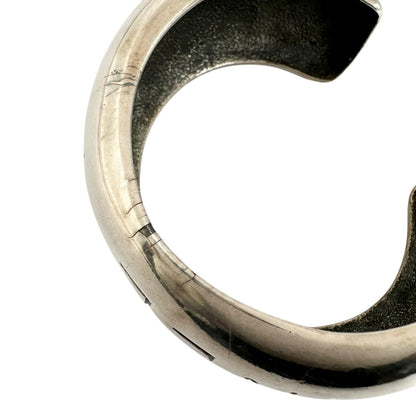 Chanel Silver Bangle Bracelet — view 7