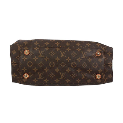 Louis Vuitton Olympe Monogram Leather Brown Handbag Gold — view 4