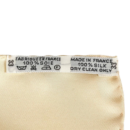 Hermes Carre 90 Silk Orange Brown Scarf — view 8