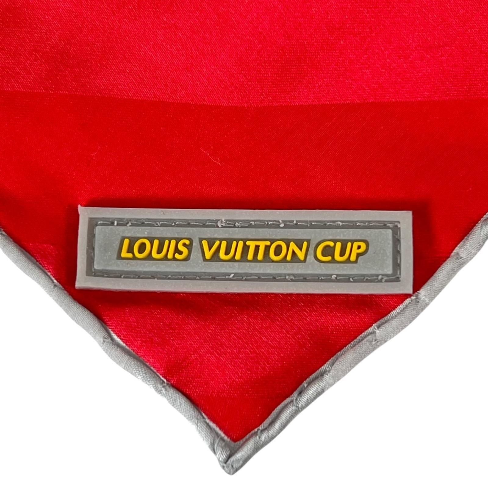 Louis Vuitton LV Cup Silk Red Scarf — view 5