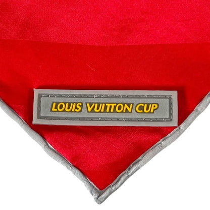 Louis Vuitton LV Cup Silk Red Scarf — view 5