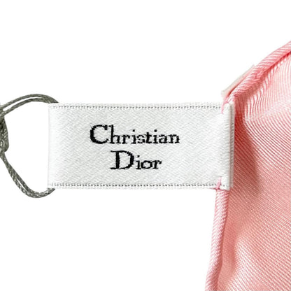 Dior Floral Silk Pink Scarf — view 6