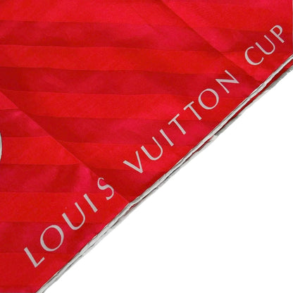 Louis Vuitton LV Cup Silk Red Scarf — view 6