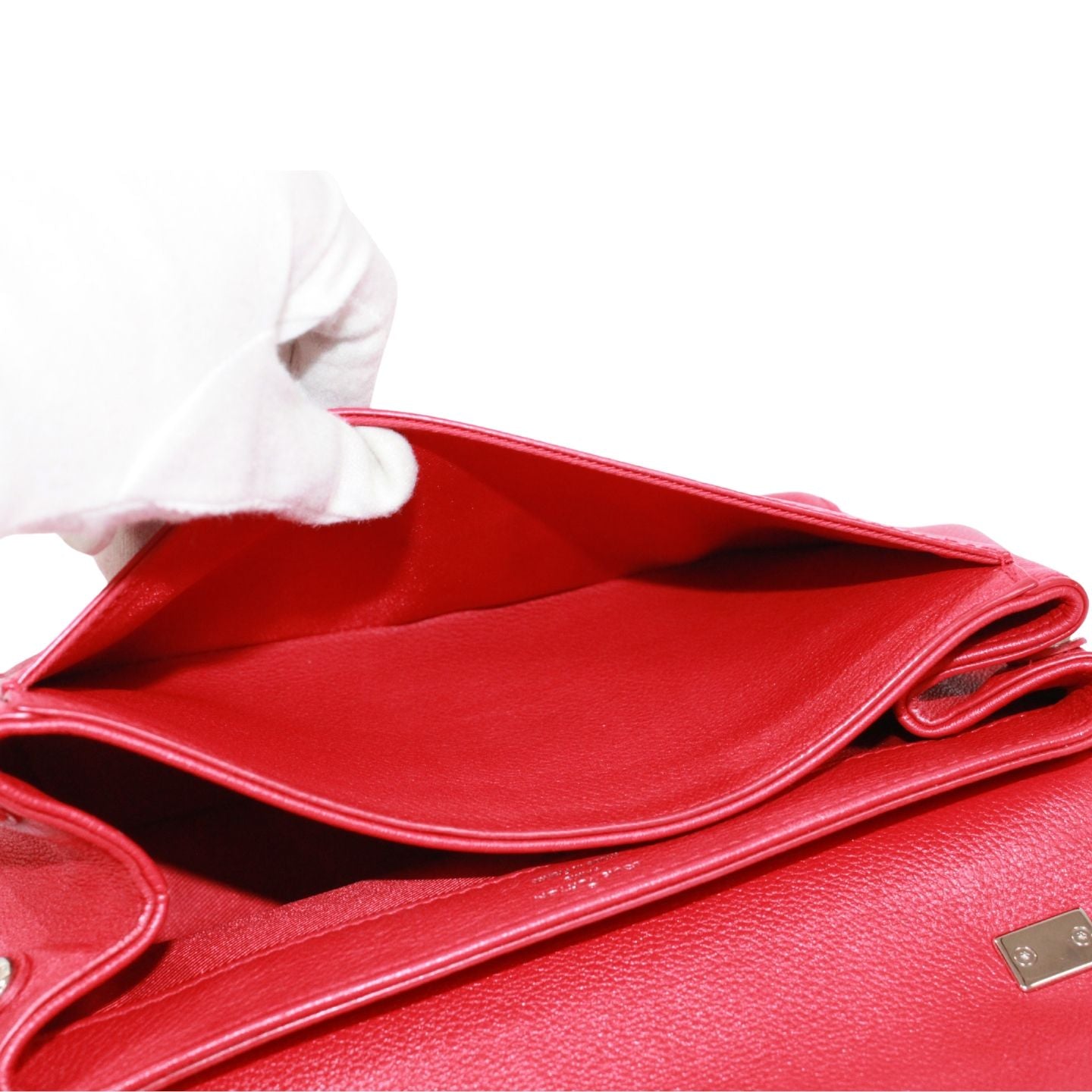 Louis Vuitton Lockme 2 BB Ruby Leather Red Handbag — view 8