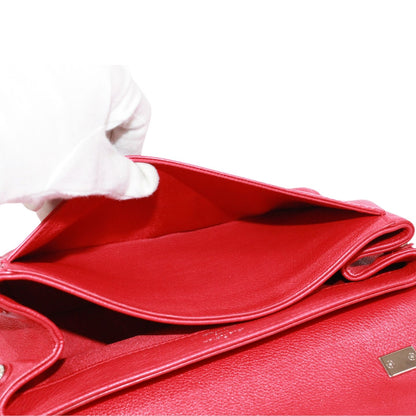 Louis Vuitton Lockme 2 BB Ruby Leather Red Handbag — view 8