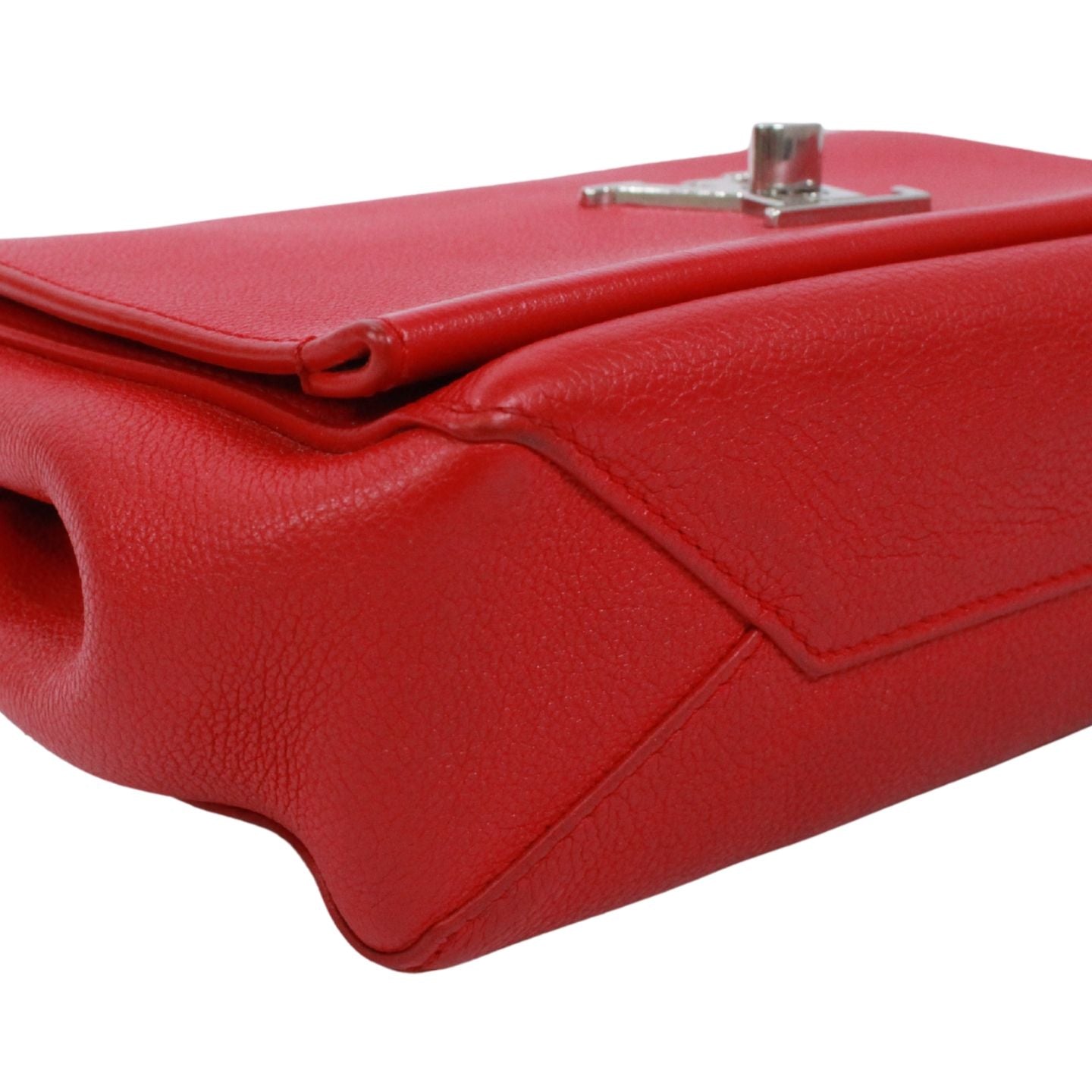 Louis Vuitton Lockme 2 BB Ruby Leather Red Handbag — view 6