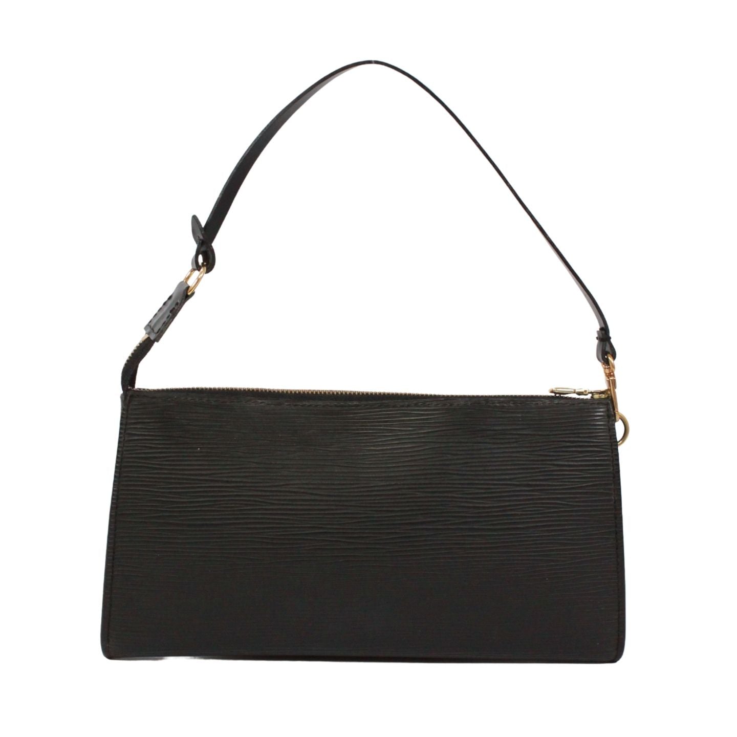 Louis Vuitton Pochette Epi Noir Leather Black Handbag — view 3