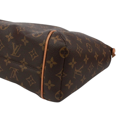 Louis Vuitton Totally PM Monogram Leather Brown Tote Gold — view 5