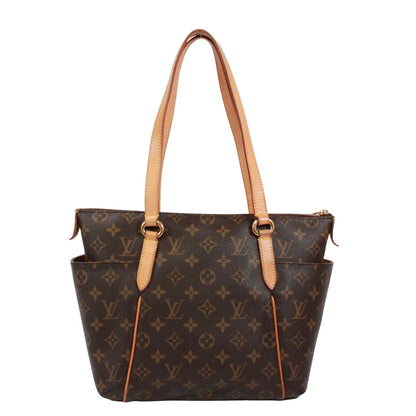 Louis Vuitton Totally PM Monogram Leather Brown Tote Gold — view 3