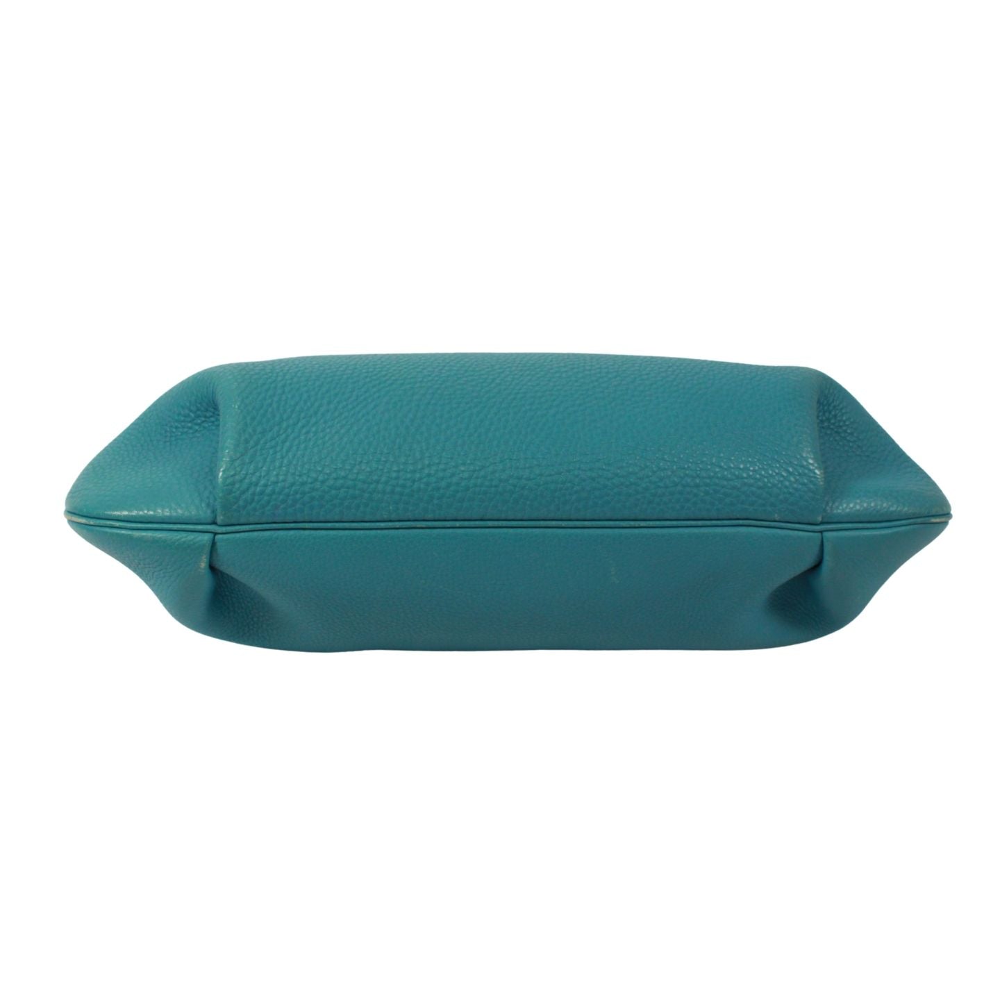 Hermes Rodeo de Taurillon Clemence Leather Blue Shoulder Bag Silver — view 4