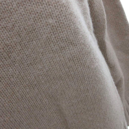 Max Mara S 'S Knit Sweater Long Sleeve High Neck Wool Cashmere Blend M Beige — view 8