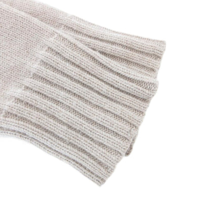 Max Mara S 'S Knit Sweater Long Sleeve High Neck Wool Cashmere Blend M Beige — view 5
