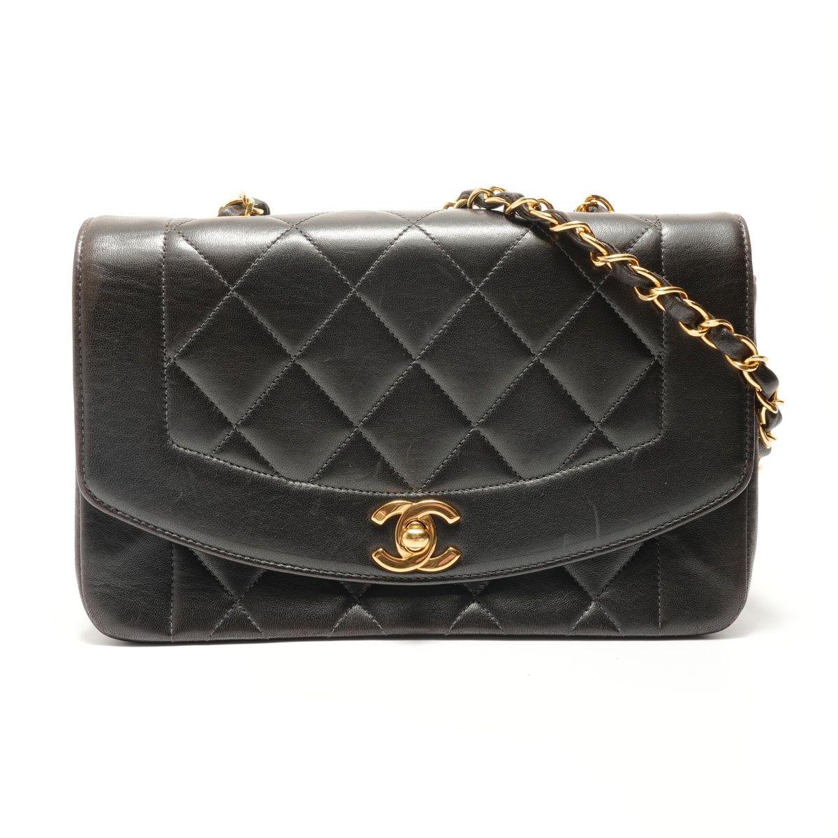 Chanel Shoulder Bag Quilted Diana 23 Lambskin