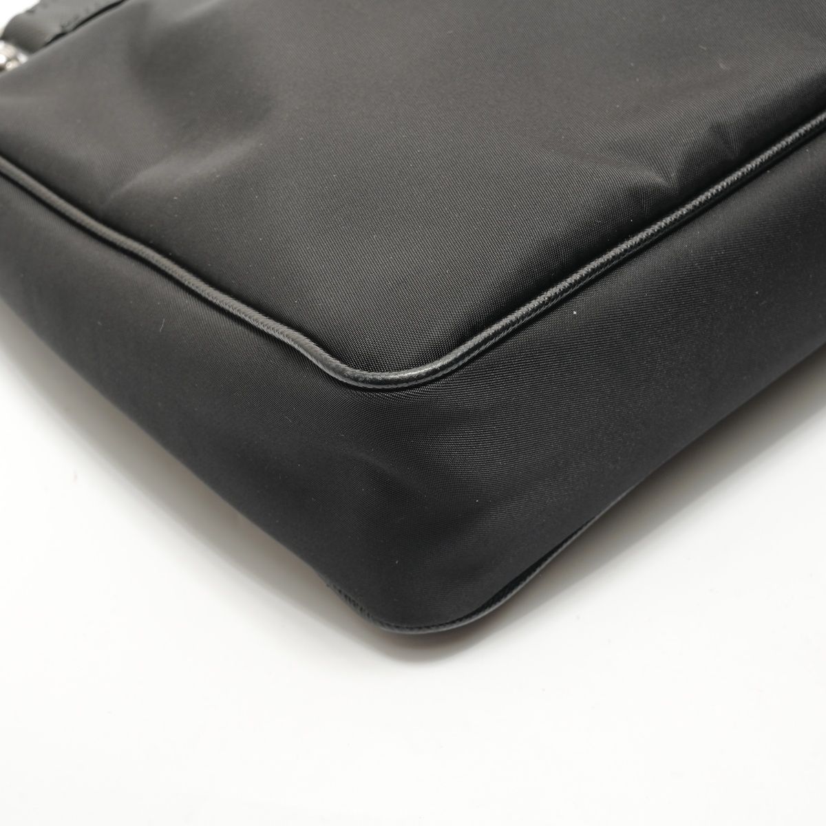 Prada Shoulder Bag with Triangular Plate Pouch — view 5