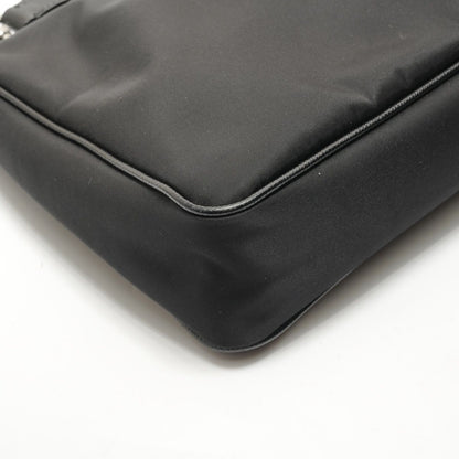 Prada Shoulder Bag with Triangular Plate Pouch — view 5