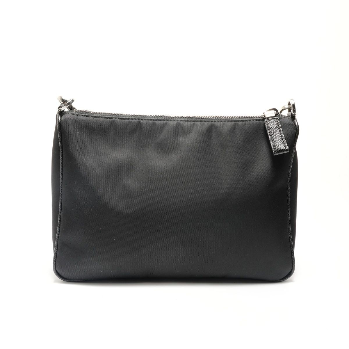 Prada Shoulder Bag with Triangular Plate Pouch — view 2