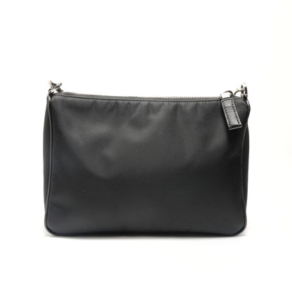 Prada Shoulder Bag with Triangular Plate Pouch — view 2