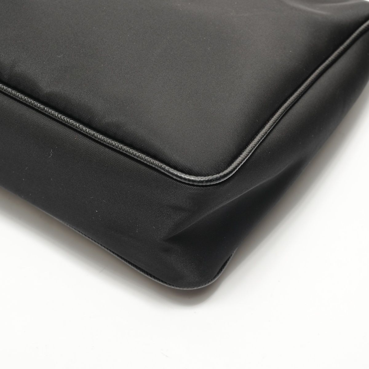 Prada Shoulder Bag with Triangular Plate Pouch — view 6