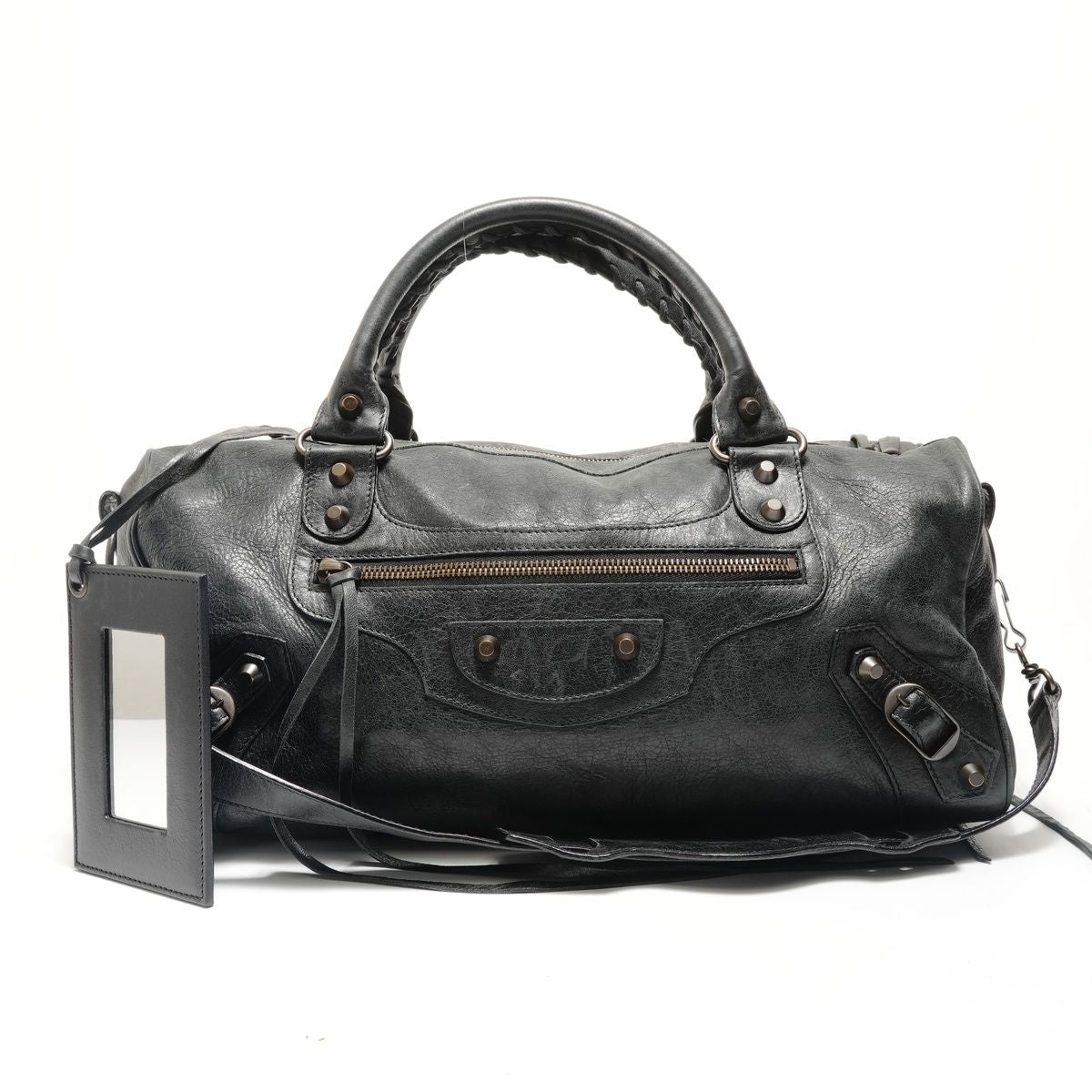 Balenciaga Handbag the Twig 2-Way Leather