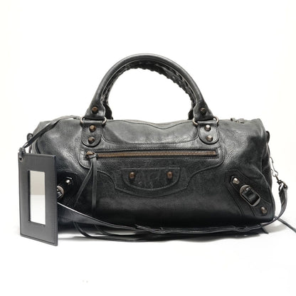 Balenciaga Handbag the Twig 2-Way Leather