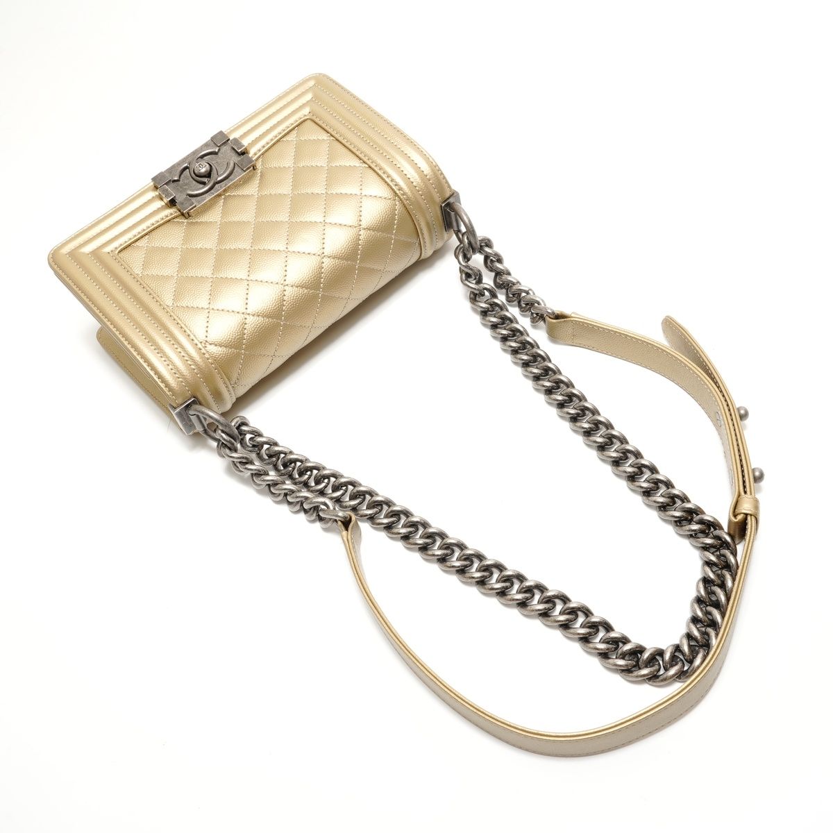 Chanel Shoulder Bag Small Caviar — view 8
