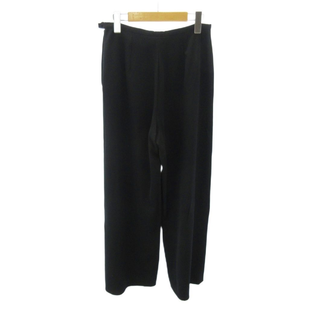 Max Mara Pianoforte Wide Pants Trousers Black — view 2