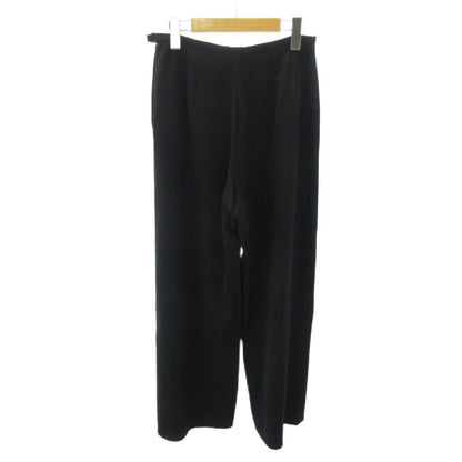 Max Mara Pianoforte Wide Pants Trousers Black — view 2