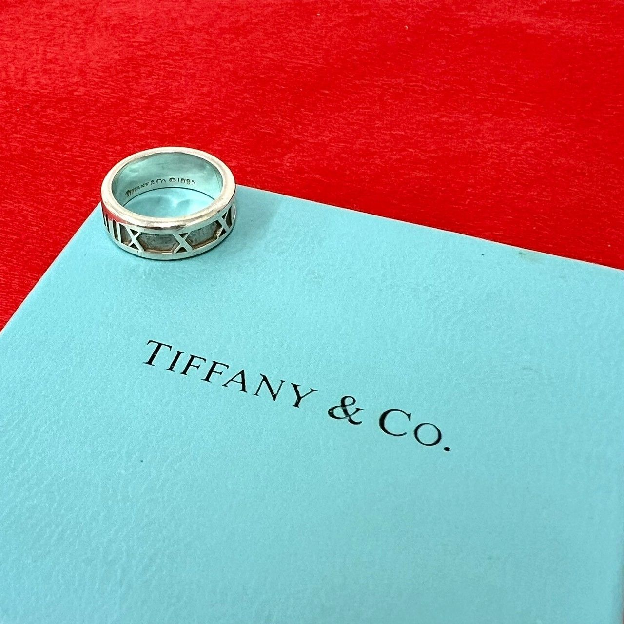 Tiffany & Co Atlas Ring 925 Sterling Silver