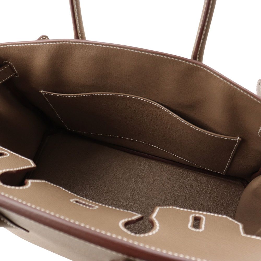 Hermes Birkin 30 Etoupe Gold Epsom Handbag — view 6