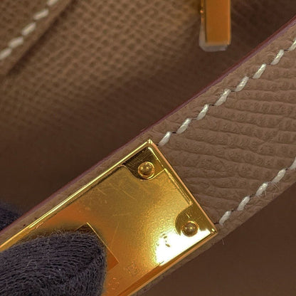 Hermes Birkin 30 Etoupe Gold Epsom Handbag — view 8