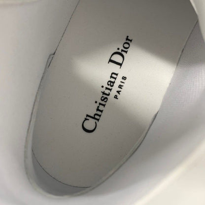 Dior Star Sneakers Leather Suede White Black Logo High — view 7