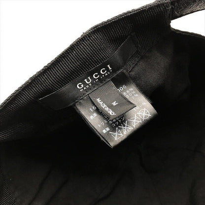 Gucci GG Canvas Sherry Cap Hat Black — view 9