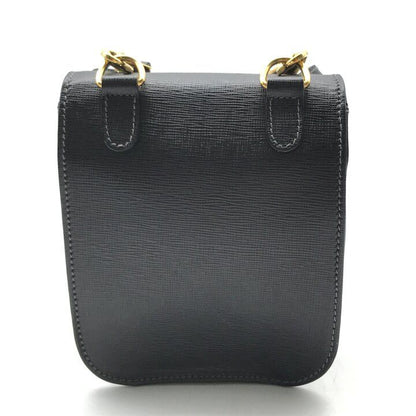 Gucci Logo Turnlock Leather Waist Pouch Shoulder Bag Black Purse — view 3