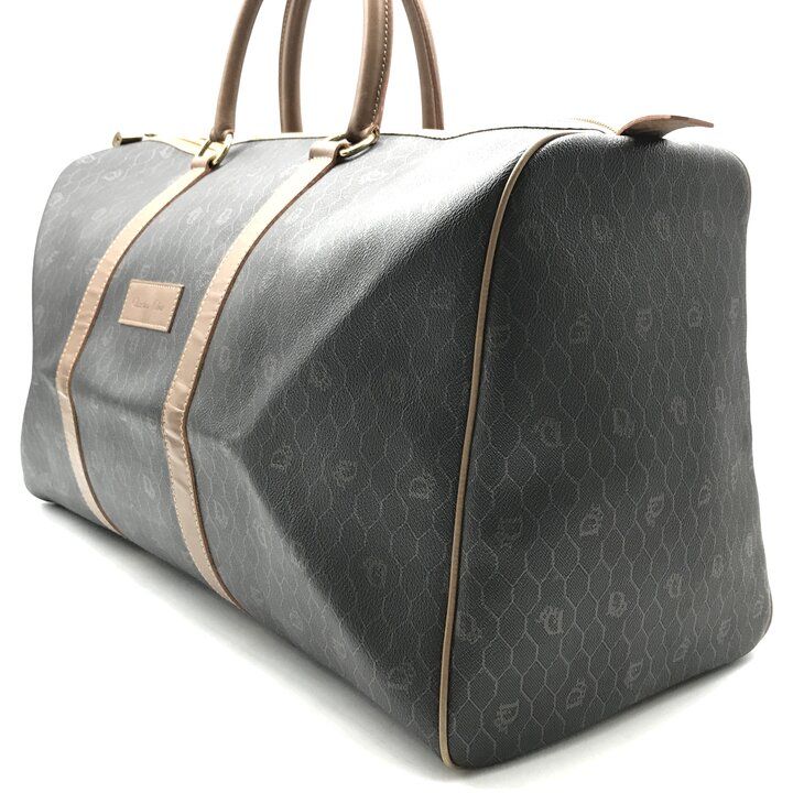 Dior Honeycomb Boston Bag Brown Purse — view 2