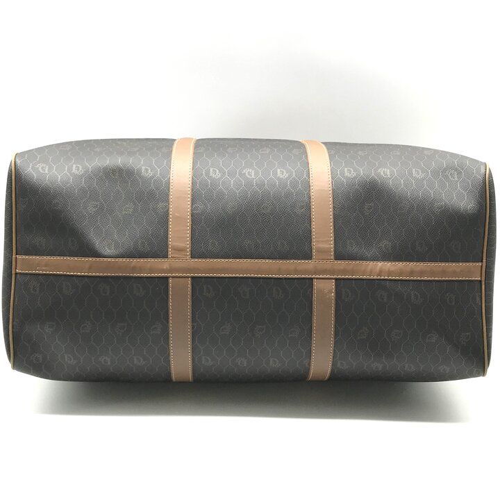 Dior Honeycomb Boston Bag Brown Purse — view 4