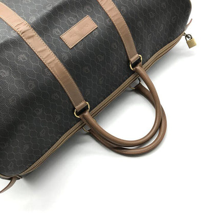 Dior Honeycomb Boston Bag Brown Purse — view 7