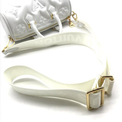 Louis Vuitton Bubble Glam Papillon BB Leather Mini Shoulder Bag Purse White — view 7