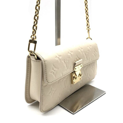 Louis Vuitton Monogram Empreinte Chain Wallet Shoulder Bag Cream Confirmed — view 2