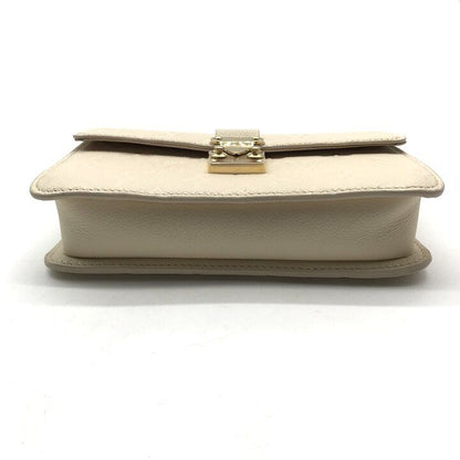 Louis Vuitton Monogram Empreinte Chain Wallet Shoulder Bag Cream Confirmed — view 4